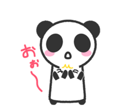 Bear Crescent was longing to panda. sticker #11971104