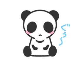 Bear Crescent was longing to panda. sticker #11971106