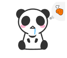 Bear Crescent was longing to panda. sticker #11971107