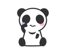 Bear Crescent was longing to panda. sticker #11971108