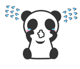 Bear Crescent was longing to panda. sticker #11971109
