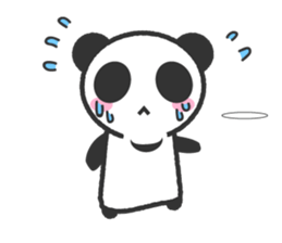 Bear Crescent was longing to panda. sticker #11971110
