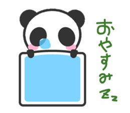 Bear Crescent was longing to panda. sticker #11971117
