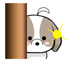 Shih Tzu dog to move. sticker #11971398