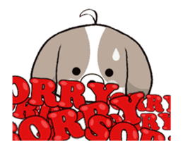 Shih Tzu dog to move. sticker #11971407