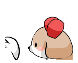 Shih Tzu dog to move. sticker #11971408