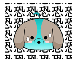 Shih Tzu dog to move. sticker #11971410