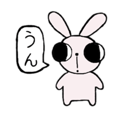 U'cian, the rabbit 3 sticker #11971827