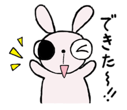 U'cian, the rabbit 3 sticker #11971834