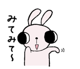 U'cian, the rabbit 3 sticker #11971836