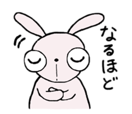 U'cian, the rabbit 3 sticker #11971849