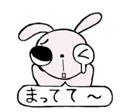 U'cian, the rabbit 3 sticker #11971857