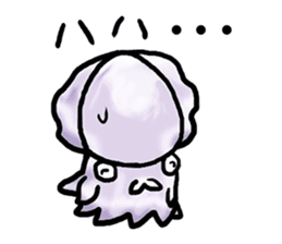 Deep Creatures [agitation cuttlefish] sticker #11972072