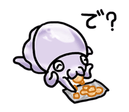 Deep Creatures [agitation cuttlefish] sticker #11972083