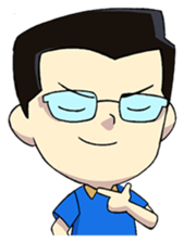 Papa Boss Ood life is happy sticker #11972145