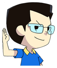 Papa Boss Ood life is happy sticker #11972151