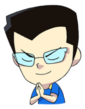 Papa Boss Ood life is happy sticker #11972162