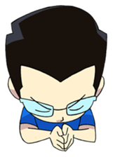 Papa Boss Ood life is happy sticker #11972163