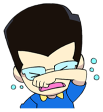 Papa Boss Ood life is happy sticker #11972165