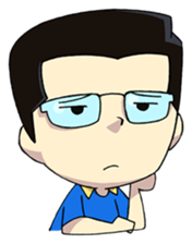 Papa Boss Ood life is happy sticker #11972170