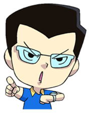 Papa Boss Ood life is happy sticker #11972171