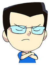 Papa Boss Ood life is happy sticker #11972172