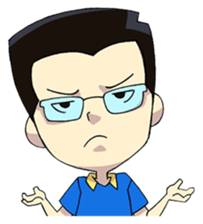 Papa Boss Ood life is happy sticker #11972174