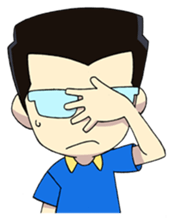 Papa Boss Ood life is happy sticker #11972175