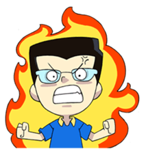 Papa Boss Ood life is happy sticker #11972181