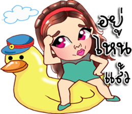 Richy lovely girl sticker #11972470