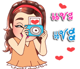 Richy lovely girl sticker #11972478