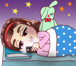 Richy lovely girl sticker #11972506