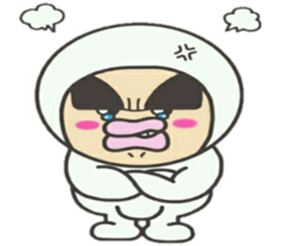 KUNIKUN Japanese boy sticker #11972579