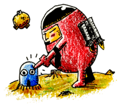 little scavengers sticker #11972662