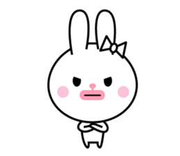 Bunny of cod roe lips sticker #11973274
