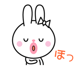 Bunny of cod roe lips sticker #11973277