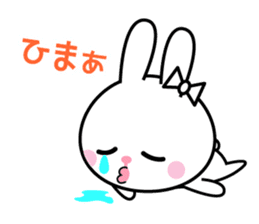 Bunny of cod roe lips sticker #11973290