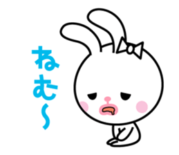 Bunny of cod roe lips sticker #11973291
