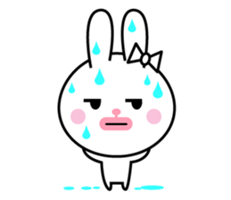 Bunny of cod roe lips sticker #11973296