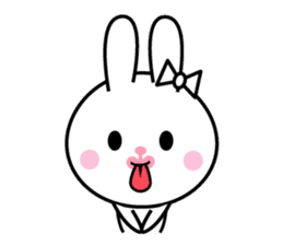 Bunny of cod roe lips sticker #11973302