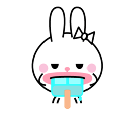 Bunny of cod roe lips sticker #11973303