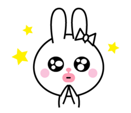 Bunny of cod roe lips sticker #11973304