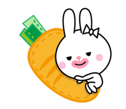 Bunny of cod roe lips sticker #11973308