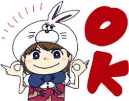 Stamp of twins sticker #11973592