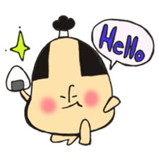 A topknot  by sumo wrestlers mushroom sticker #11974191