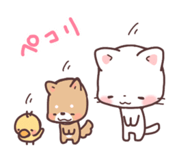 Cats,Dogs & Chick sticker #11974392