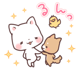 Cats,Dogs & Chick sticker #11974407