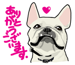 French bulldog family1 sticker #11974474