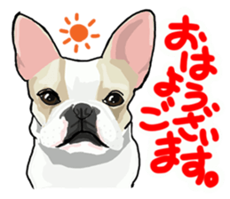 French bulldog family1 sticker #11974478