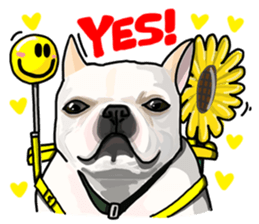 French bulldog family1 sticker #11974486